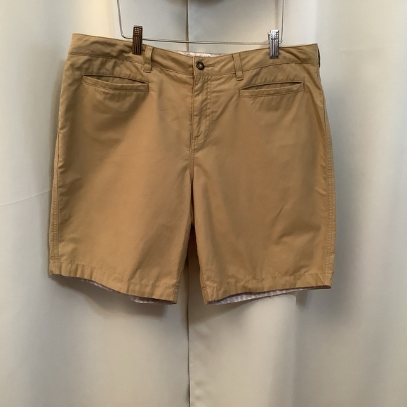 Horny Toad Shorts Women’s Size 12 Cotton, Zipper, Pockets High Waist Tan - Picture 12 of 12